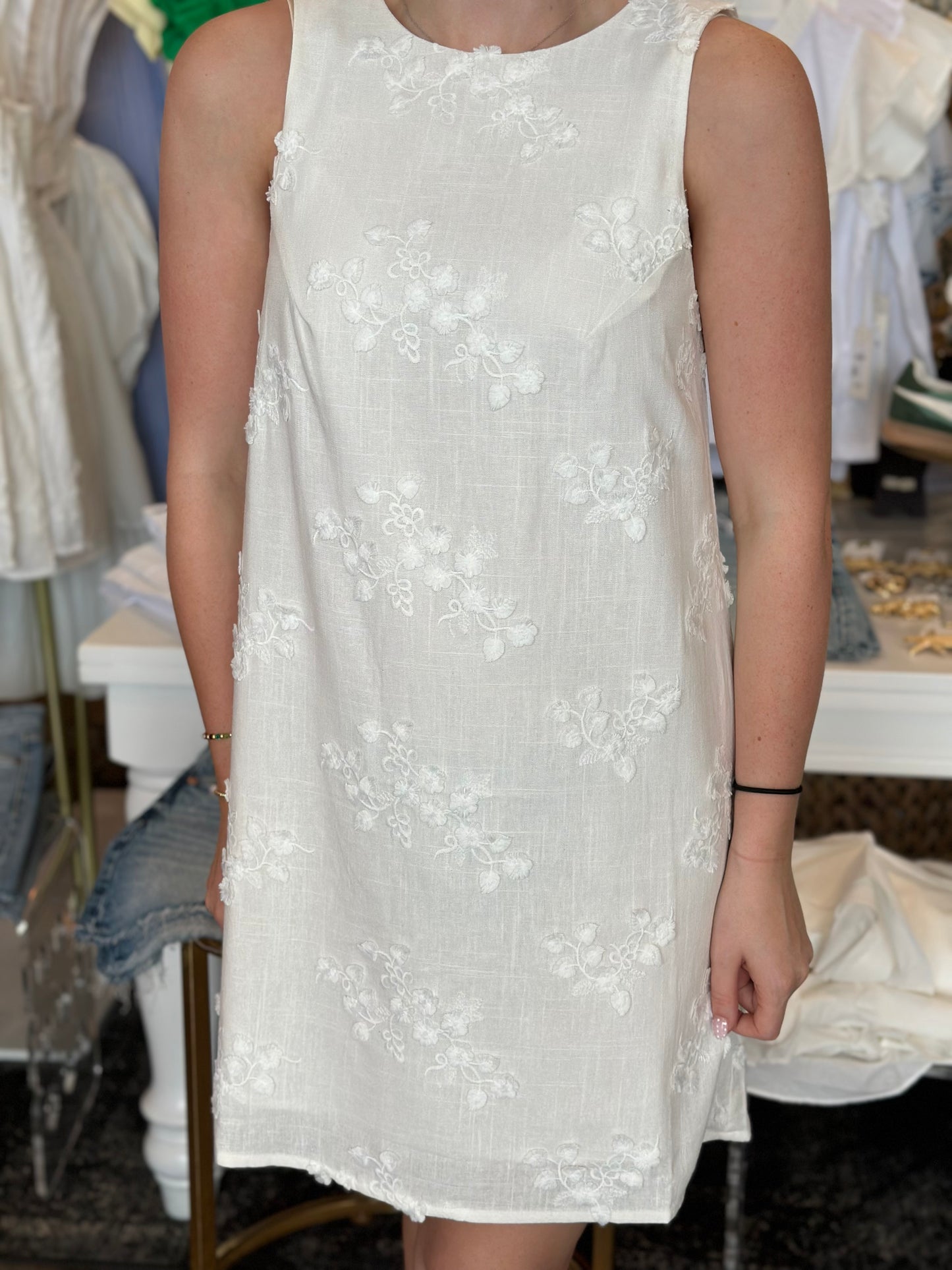 Floral Embroidered Dress