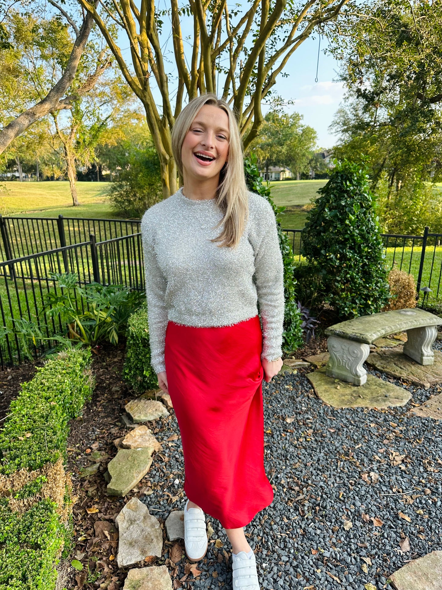 Haute Red Skirt