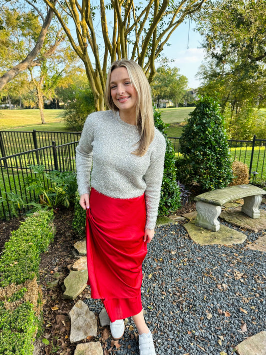 Haute Red Skirt