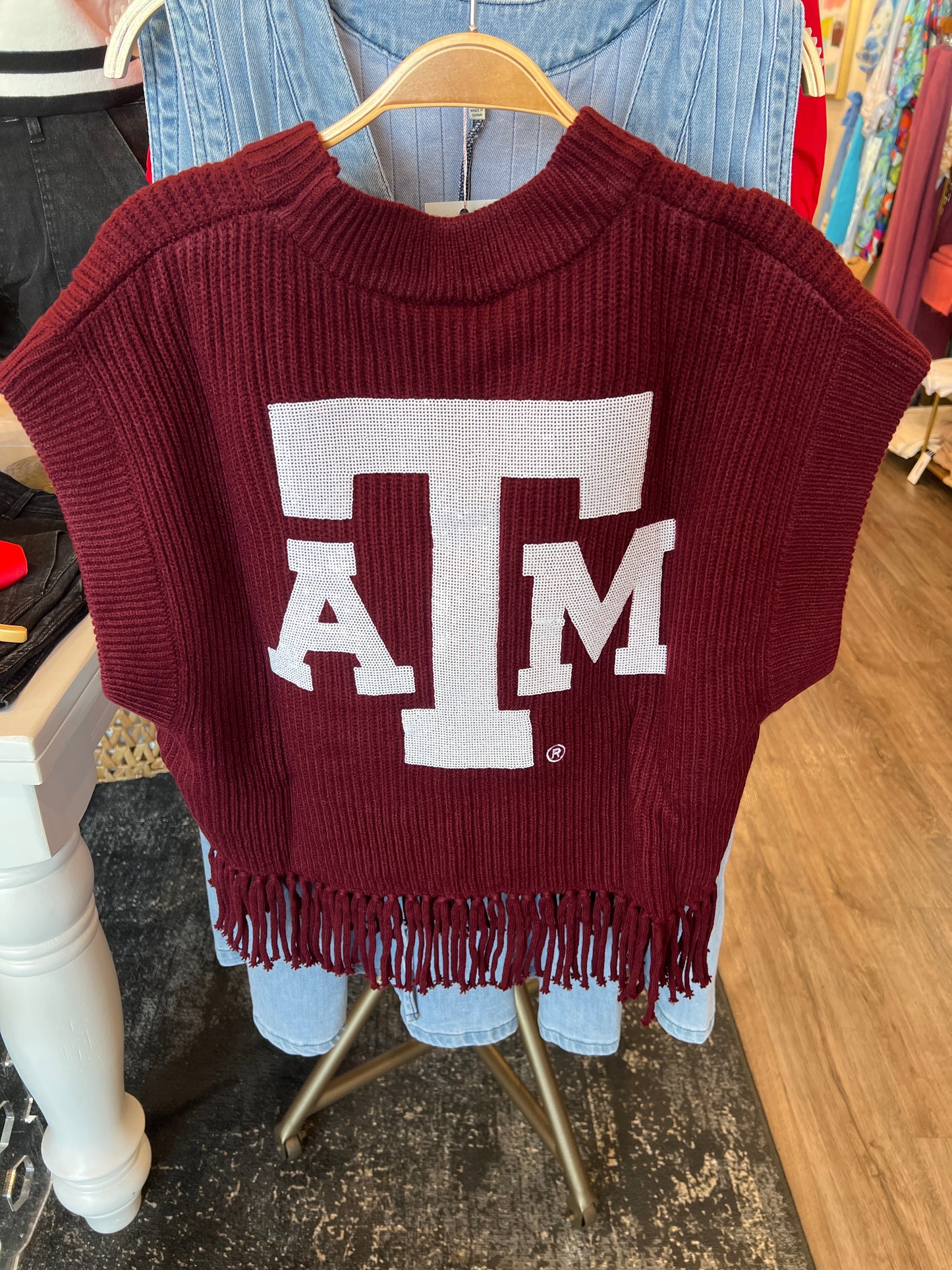 Gig Em Sweater Vest