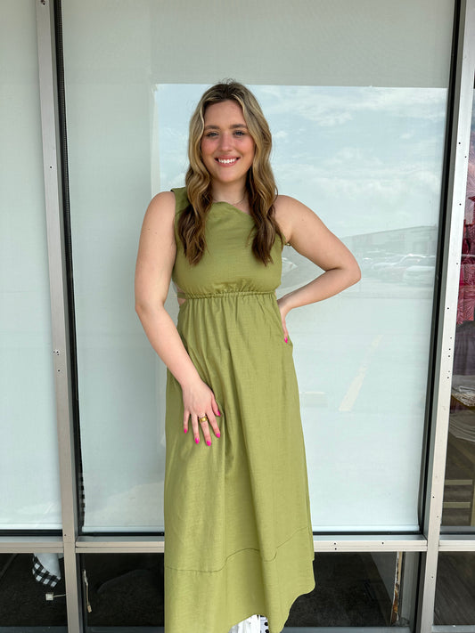 Kelcey Avocado Dress