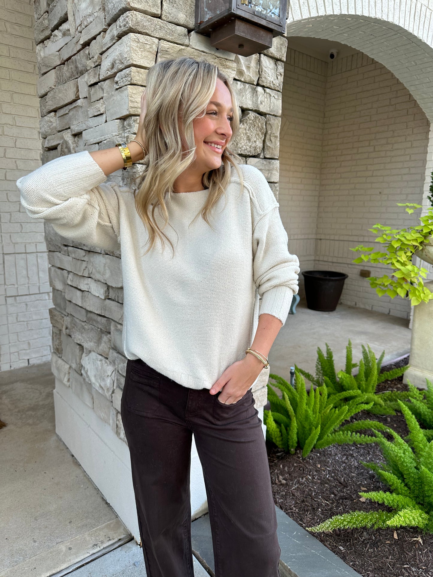 Jenna Cream Sweater